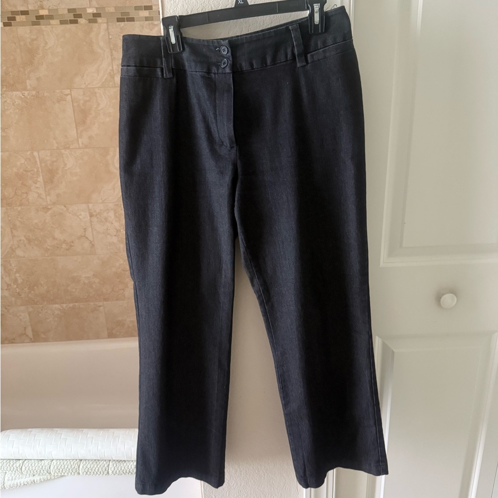 Like new black trouser jeans
